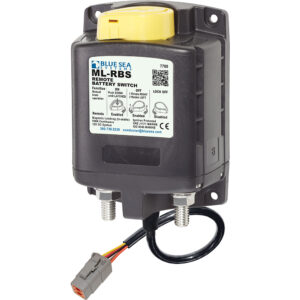 BLUE SEA 7700100 ML SOLENOID 12V 500A WITH MANUAL CONTROL