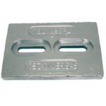 TECNOSEAL MINI ZINC PLATE ANODE 6" X 4" X 1/2"