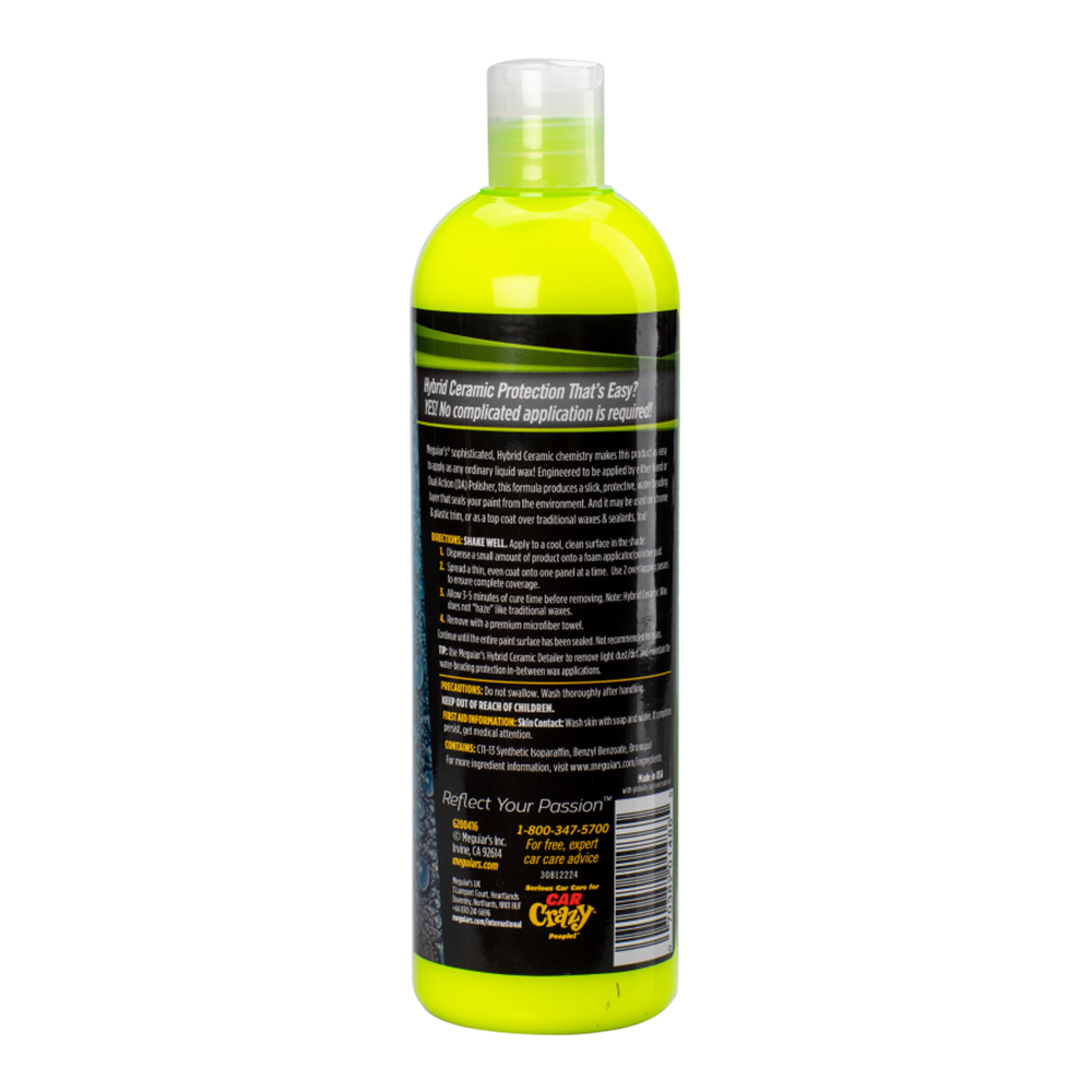 MEGUIAR'S HYBRID CERAMIC LIQUID WAX *CASE OF 6* - Image 2
