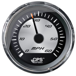 FARIA PLATINUM 4" SPEEDOMETER (60 MPH)(GPS)(STUDDED)