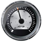FARIA PLATINUM 4" TACHOMETER (7000 RPM)(GAS)(INBOARD, OUTBOARD & I/O)
