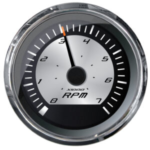 FARIA PLATINUM 4" TACHOMETER (7000 RPM)(GAS)(INBOARD, OUTBOARD & I/O)