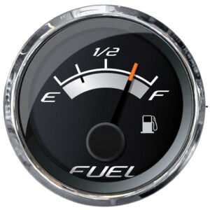 FARIA PLATINUM 2"FUEL LEVEL GAUGE (E-1/2-F)