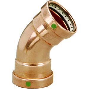 VIEGA PROPRESS 2-1/2" 45 DEGREE COPPER ELBOW - DOUBLE
