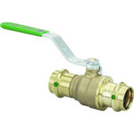 VIEGA PROPRESS 1/2" ZERO LEAD BRONZE BALL VALVE W/ STAINLESS