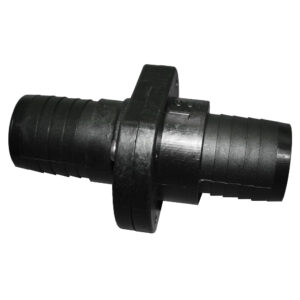 T-H MARINE DOUBLE BARB INLINE SCUPPER 1-1/2" BLACK
