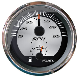 FARIA PLATINUM 4" MULTI- FUNCTION - SPEEDOMETER 65MPH