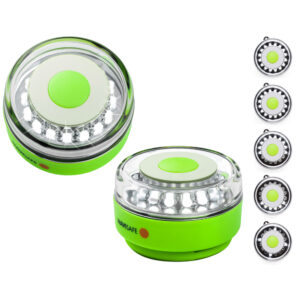 NAVISAFE NAVILIGHT ALL-WHITE 5 MODE 360 RESCUE 2NM W/GREEN