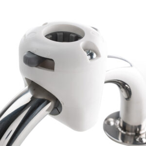 NAVISAFE NAVIMOUNT RAIL MOUNT  WHITE; INCLUDES SCREWS