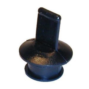 T-H MARINE VINYL PUSH PLUG  BLACK 1 1/8" - 1 1/4"