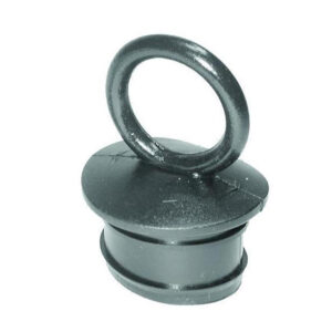 T-H MARINE VINYL PUSH PLUG BLACK 1 1/2"