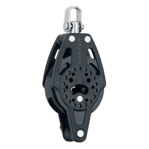 HARKEN 57MM CARBO SINGLE RATCHET BLOCK W/ SWIVEL AND