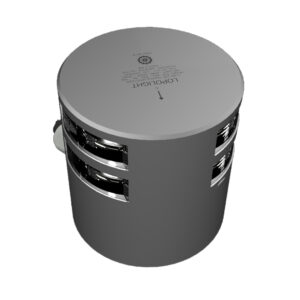 LOPOLIGHT DOUBLE MASTHEAD LIGHT 5NM SILVER HOUSING