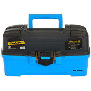 PLANO 3 TRAY TACKLE BOX WITH DUEL TOP ACCESS