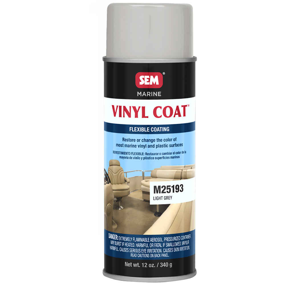 SEM M25193 VINYL COAT LIGHT GREY 12OZ