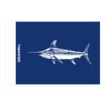 TIGRESS BLUE MARLIN RELEASE FLAG 12" X 18"