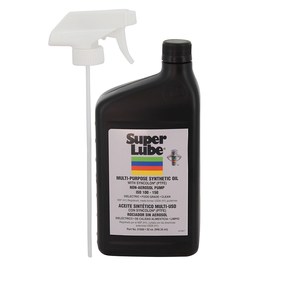 SUPER LUBE FOOD GRADE 1 QT TRIGGER SPRAYER SYNTHETIC OIL