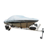 CARVER FLEX-FIT PRO POLYESTER SIZE 10 BOAT COVER F/ V-HULL