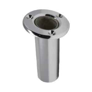 TACO FLUSH MOUNT ROD HOLDER 10 DEGREE ANODIZED ALUMINUM