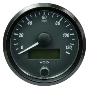 VDO SINGLEVIU 80MM (3-1/8") SPEEDOMETER - 140 MPH
