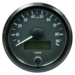 VDO SINGLEVIU 80MM (3-1/8") SPEEDOMETER - 90 MPH