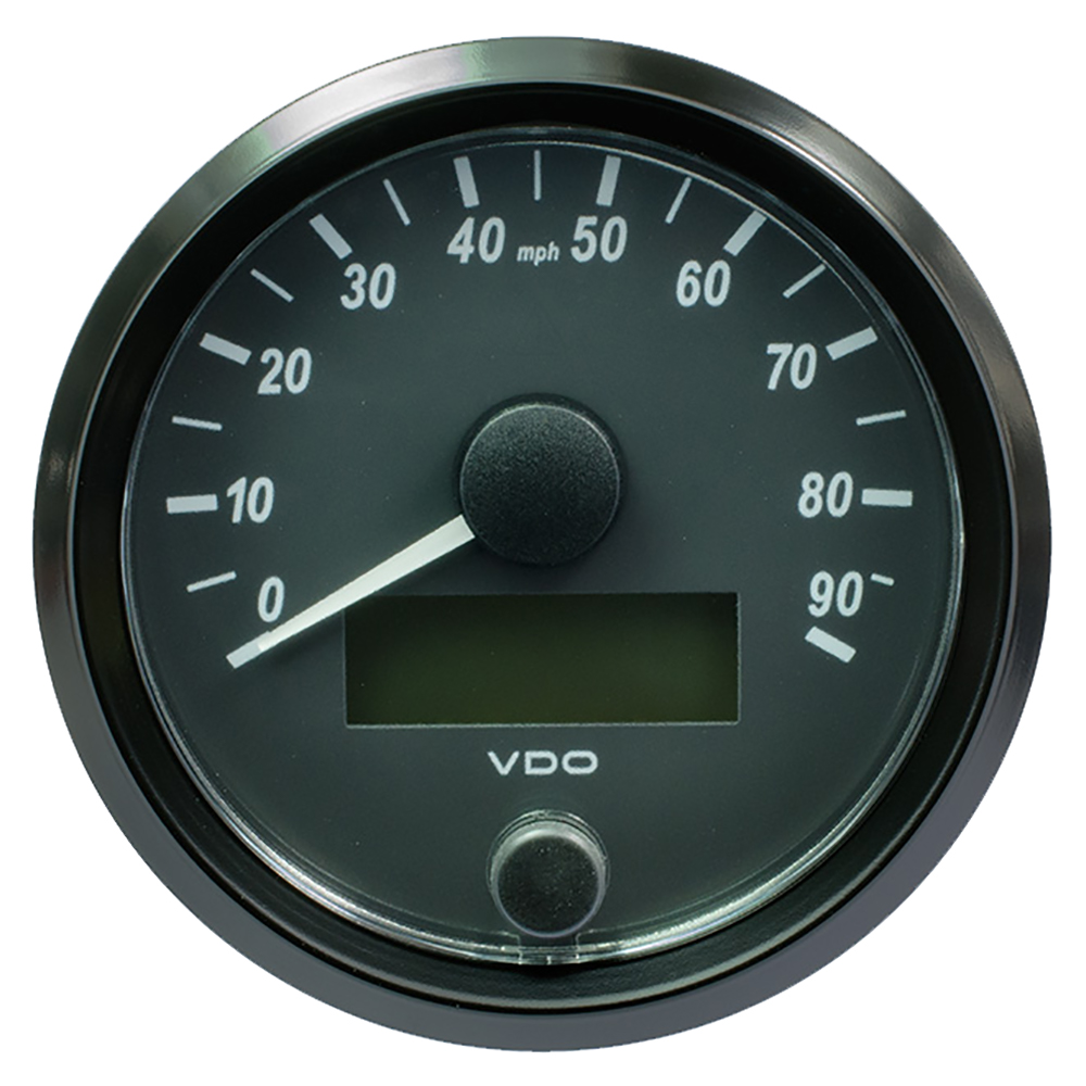 VDO SINGLEVIU 80MM (3-1/8") SPEEDOMETER - 90 MPH