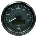 VDO SINGLEVIU 80MM (3-1/8") TACHOMETER - 6000 RPM