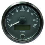 VDO SINGLEVIU 80MM (3-1/8") TACHOMETER - 4000 RPM
