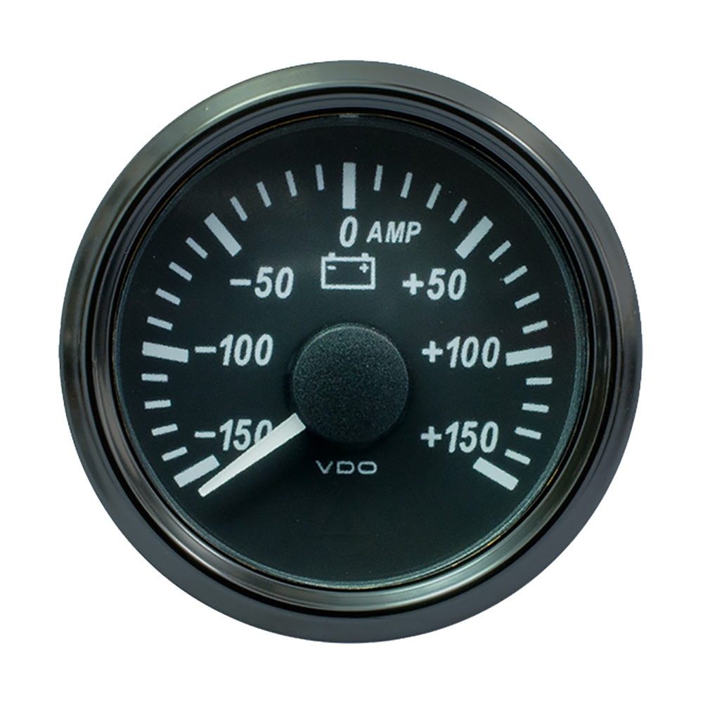 VDO SINGLEVIU 52MM (2-1/16") AMMETER - 150A