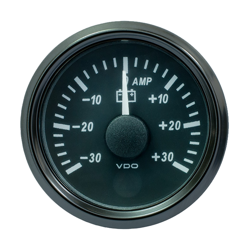 VDO SINGLEVIU 52MM (2-1/16") AMMETER - 30A