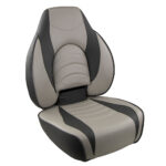 SPRINGFIELD FISH PRO HIGH BACK FOLDING SEAT CHARCOAL/GREY