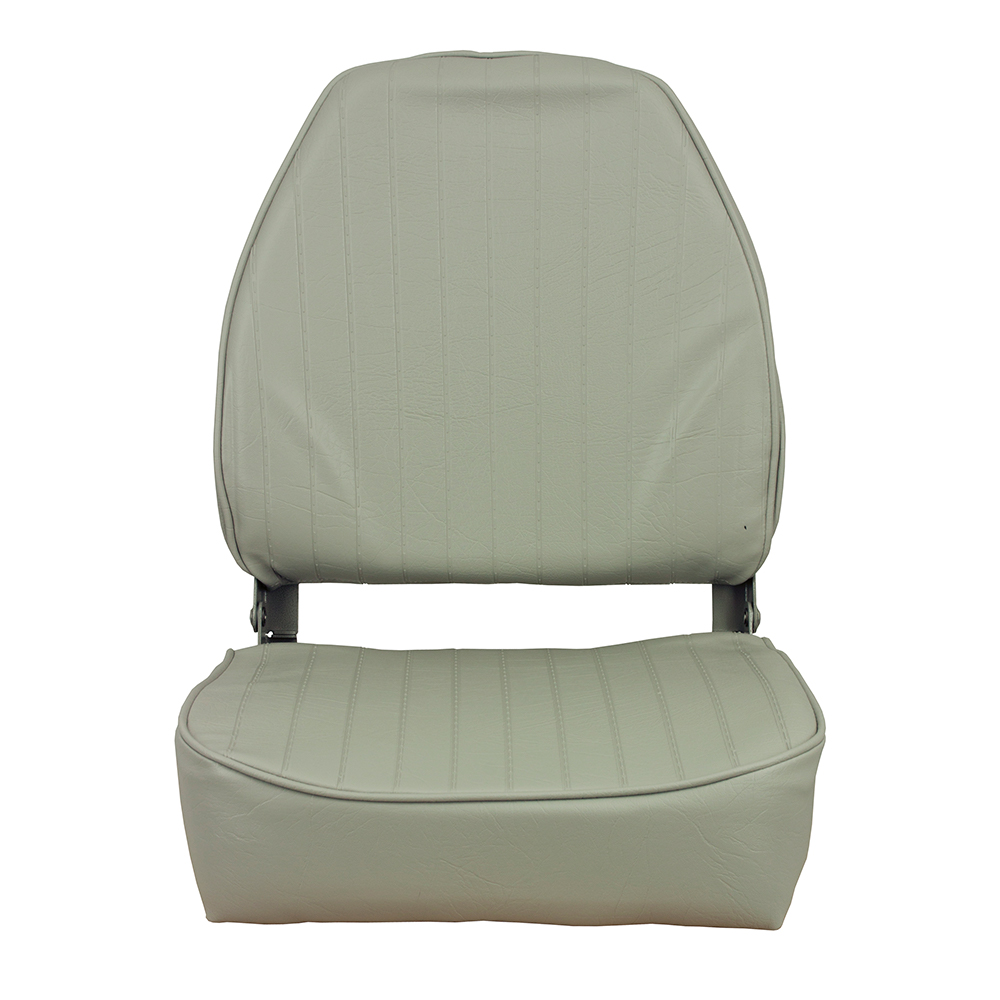 SPRINGFIELD HIGH BACK FOLDING SEAT GREY - Image 4
