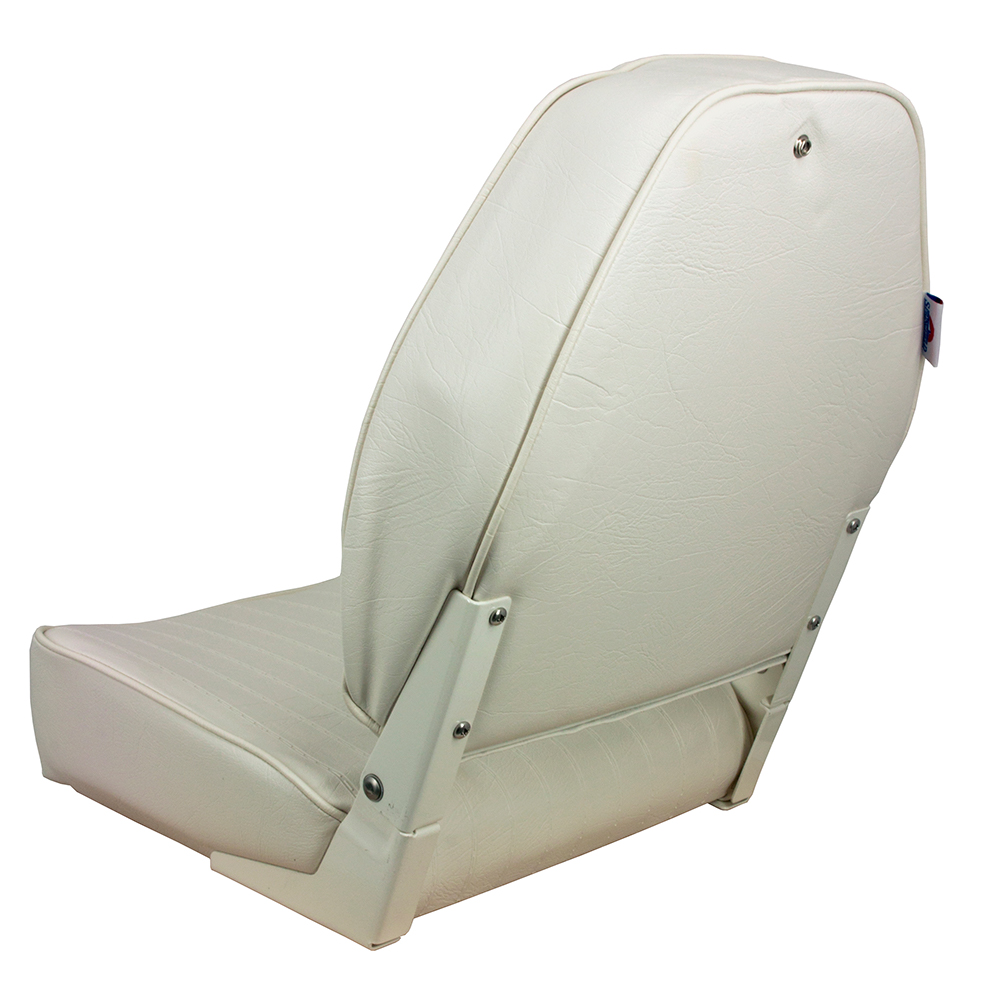 SPRINGFIELD HIGH BACK FOLDING SEAT WHITE - Image 2