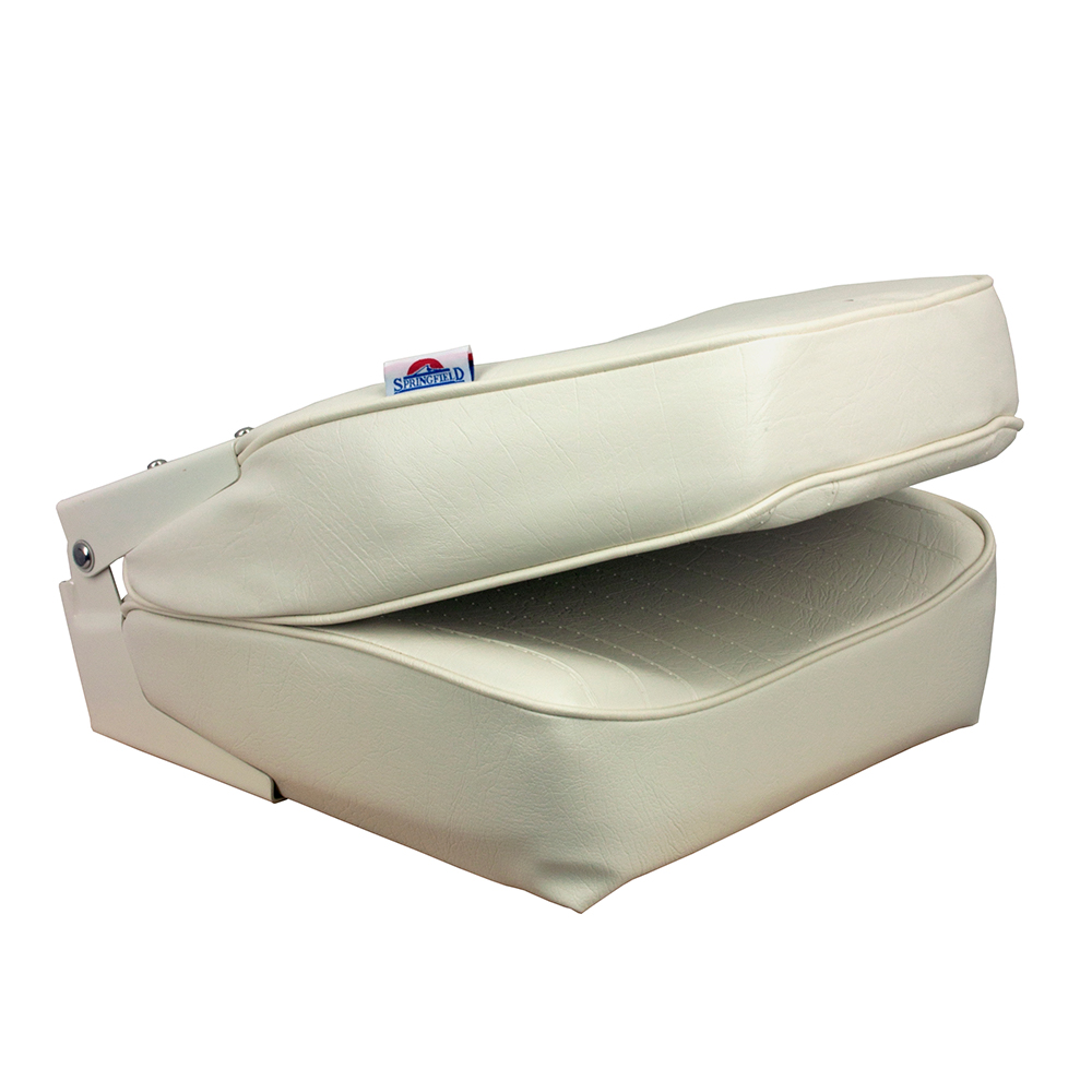 SPRINGFIELD HIGH BACK FOLDING SEAT WHITE - Image 3