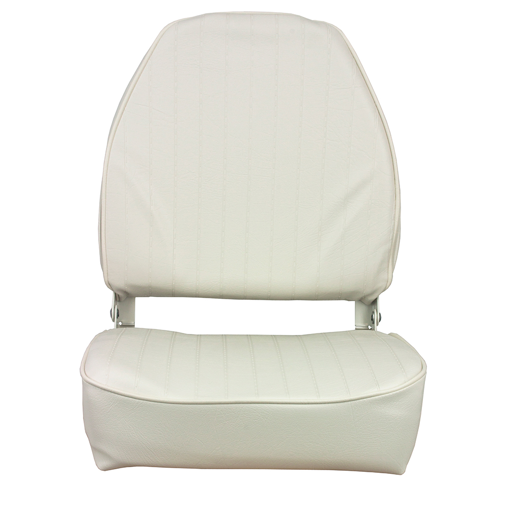 SPRINGFIELD HIGH BACK FOLDING SEAT WHITE - Image 4