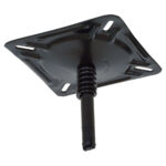 SPRINGFIELD KINGPIN 7" X 7" SEAT MOUNT W/SPRING E-COAT