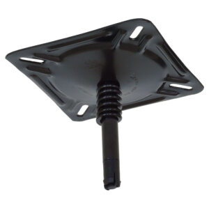 SPRINGFIELD KINGPIN 7" X 7" SEAT MOUNT W/SPRING E-COAT