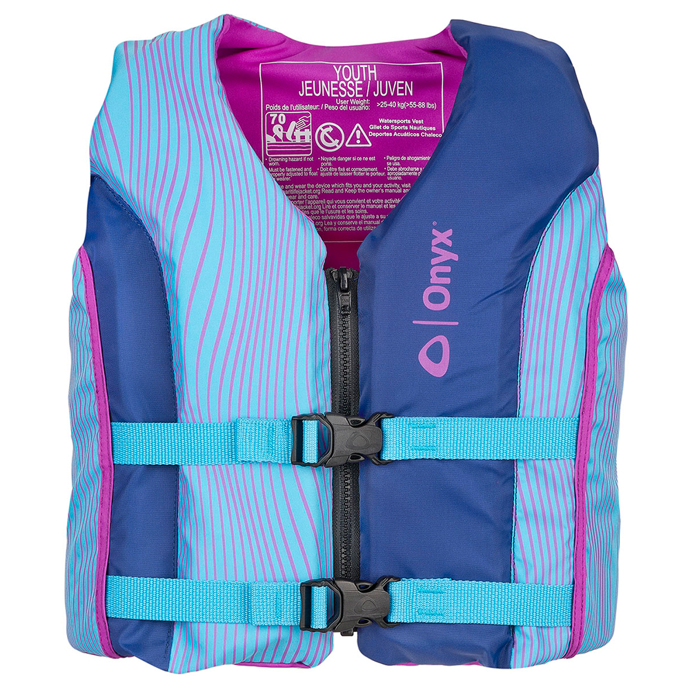 ONYX SHOAL ALL ADVENTURE YOUTH LIFE JACKET BLUE