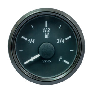 VDO SINGLEVIU 52MM (2-1/16") FUEL LEVEL GAUGE - E-F SCALE