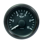 VDO SINGLEVIU 52MM (2-1/16") OIL PRESSURE GAUGE - 150 PSI
