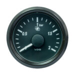 VDO SINGLEVIU 52MM (2-1/16") TURBO PRESSURE GAUGE - 2 BAR