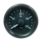VDO SINGLEVIU 52MM (2-1/16") HYDRAULIC OIL TEMP GAUGE - 120