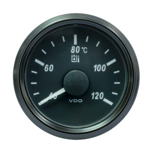 VDO SINGLEVIU 52MM (2-1/16") HYDRAULIC OIL TEMP GAUGE - 120
