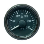 VDO SINGLEVIU 52MM (2-1/16") HYDRAULIC OIL TEMP GAUGE - 250