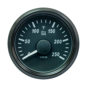 VDO SINGLEVIU 52MM (2-1/16") HYDRAULIC OIL TEMP GAUGE - 250