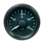 VDO SINGLEVIU 52MM (2-1/16") WATER TEMP GAUGE - 120 DEG C