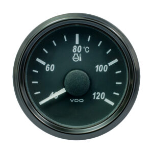 VDO SINGLEVIU 52MM (2-1/16") WATER TEMP GAUGE - 120 DEG C