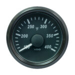 VDO SINGLEVIU 52MM (2-1/16") CYLINDER TEMP GAUGE - 400 DEG