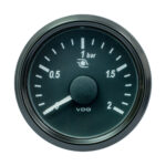 VDO SINGLEVIU 52MM (2-1/16") TURBO PRESSURE GAUGE - 60 PSI
