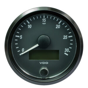 VDO SINGLEVIU 80MM (3-1/8") SPEEDOMETER - 30 MPH